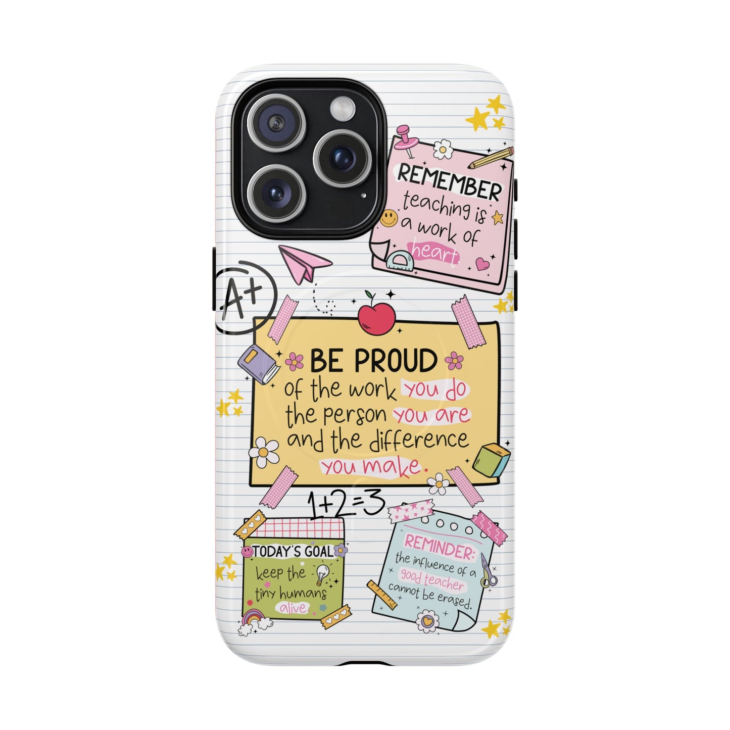 Inspirational Teacher Phone Case - MagSafe iPhone Case - Student iPhone Case Gift - Back To School Gift