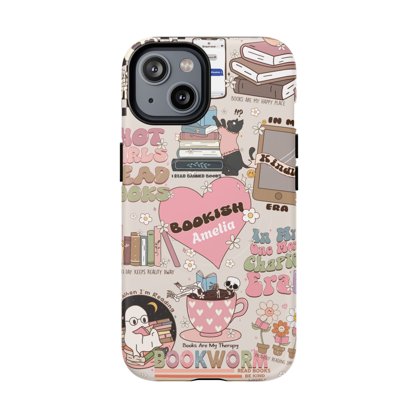 Bookish Theme iPhone Case - MagSafe iPhone Case - Back To School Gift