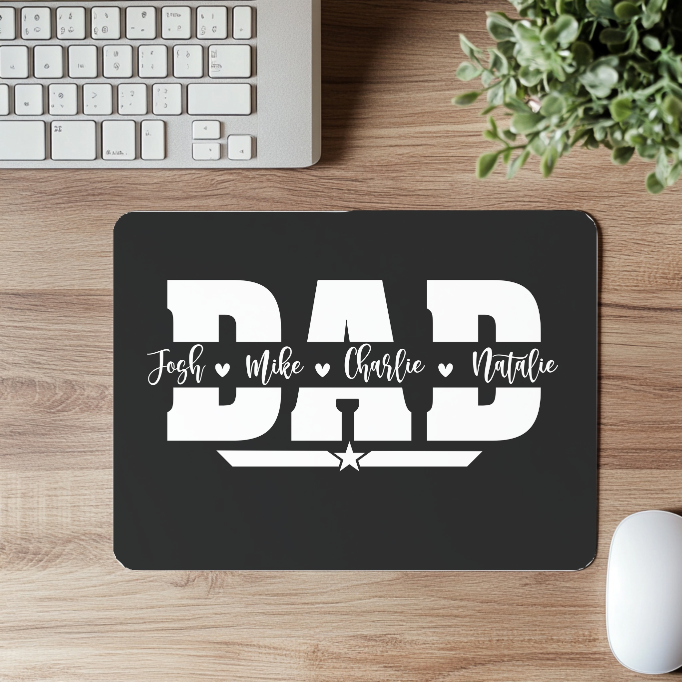 Custom Gift For Father - Father Office Accessory - Dad Mouse Pad