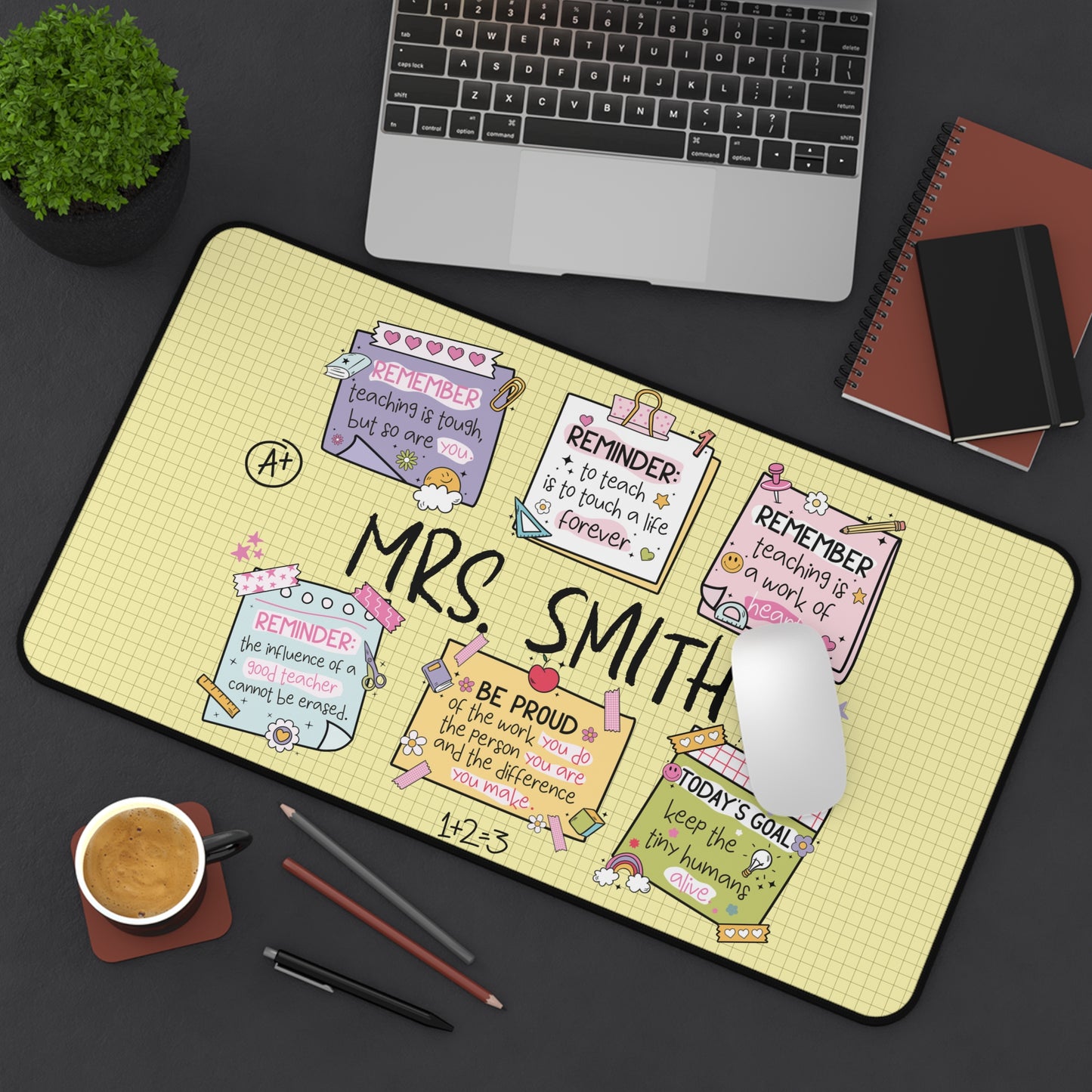 Teacher Appreciation Gift - Desk Decor For Teacher - Classroom Personalized Accessory