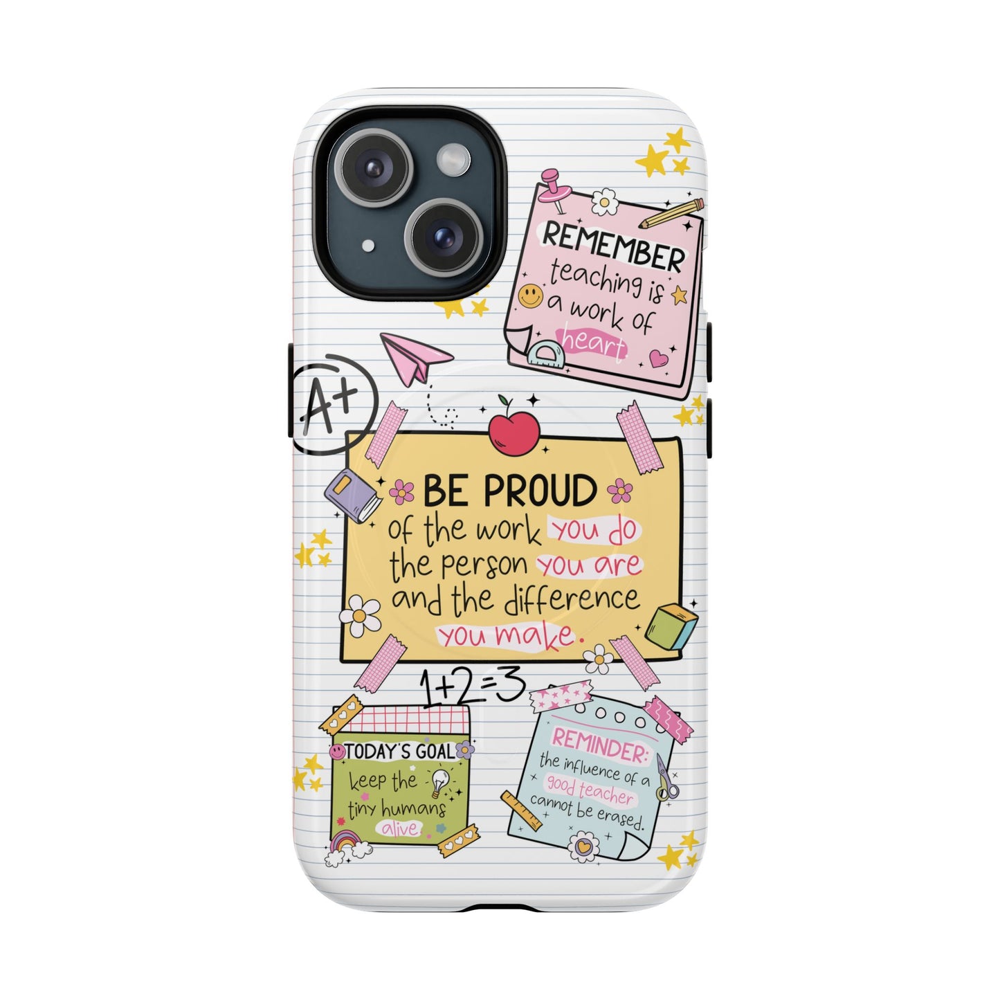 Inspirational Teacher Phone Case - MagSafe iPhone Case - Student iPhone Case Gift - Back To School Gift