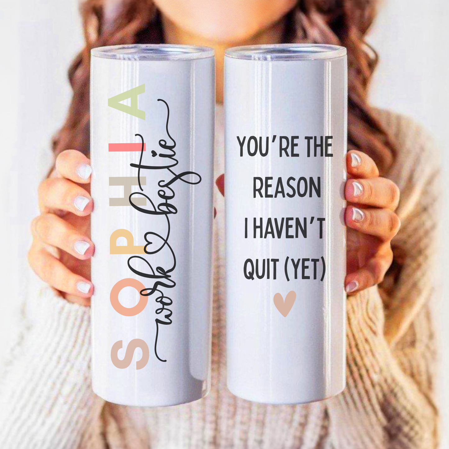 Work Bestie Tumbler - Co worker Gift
