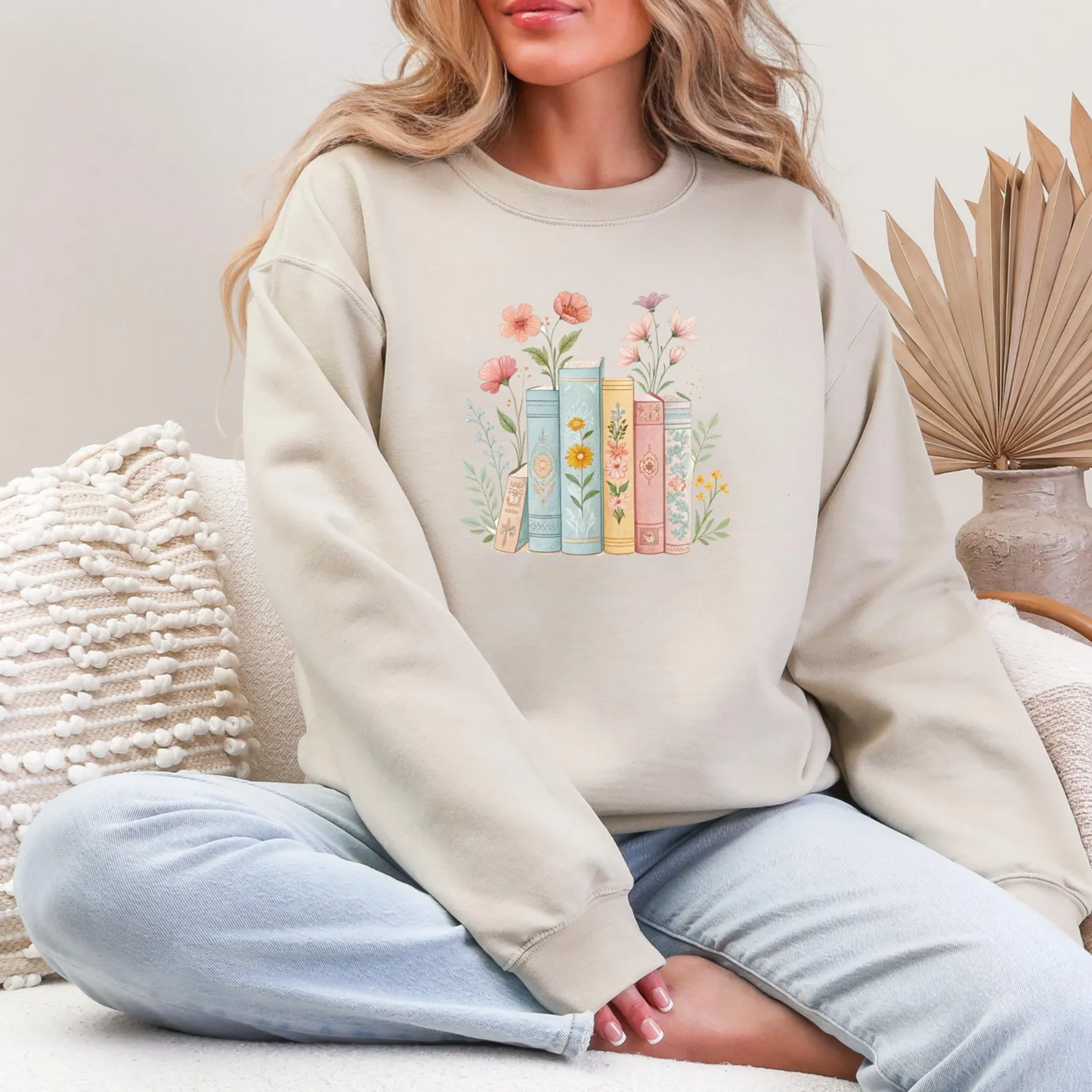 Floral Book Lovers Sweatshirt