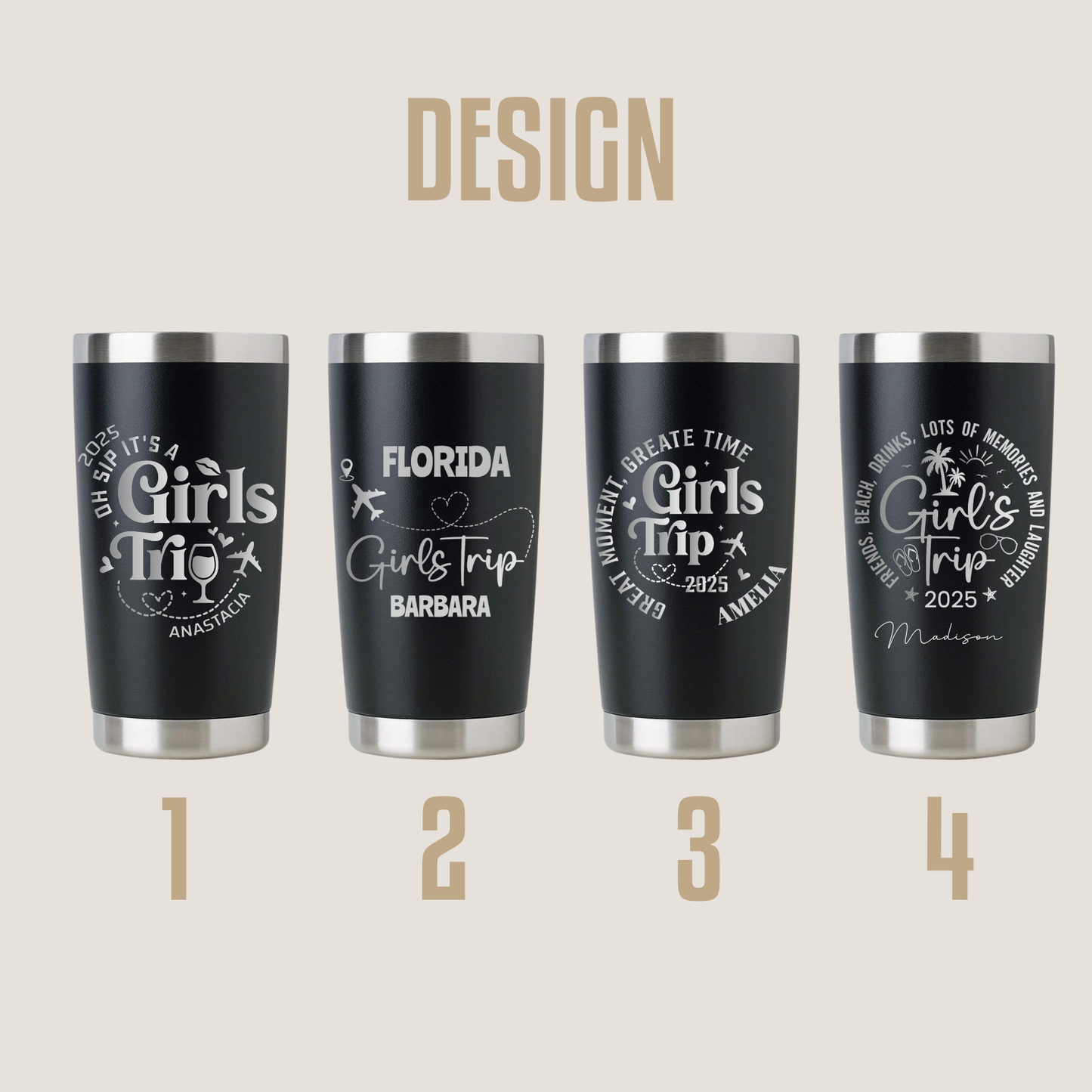 GIRLS TRIP 20OZ TUMBLER