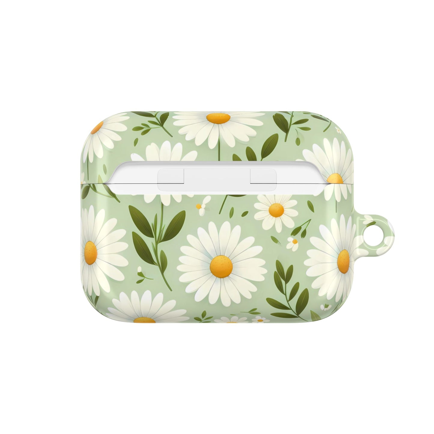 Floral AirPod Case - Personalized Daisy Design, Cute Earbud Holder, Floral Gift Idea for Her, Summer Accessory, Customized Tech