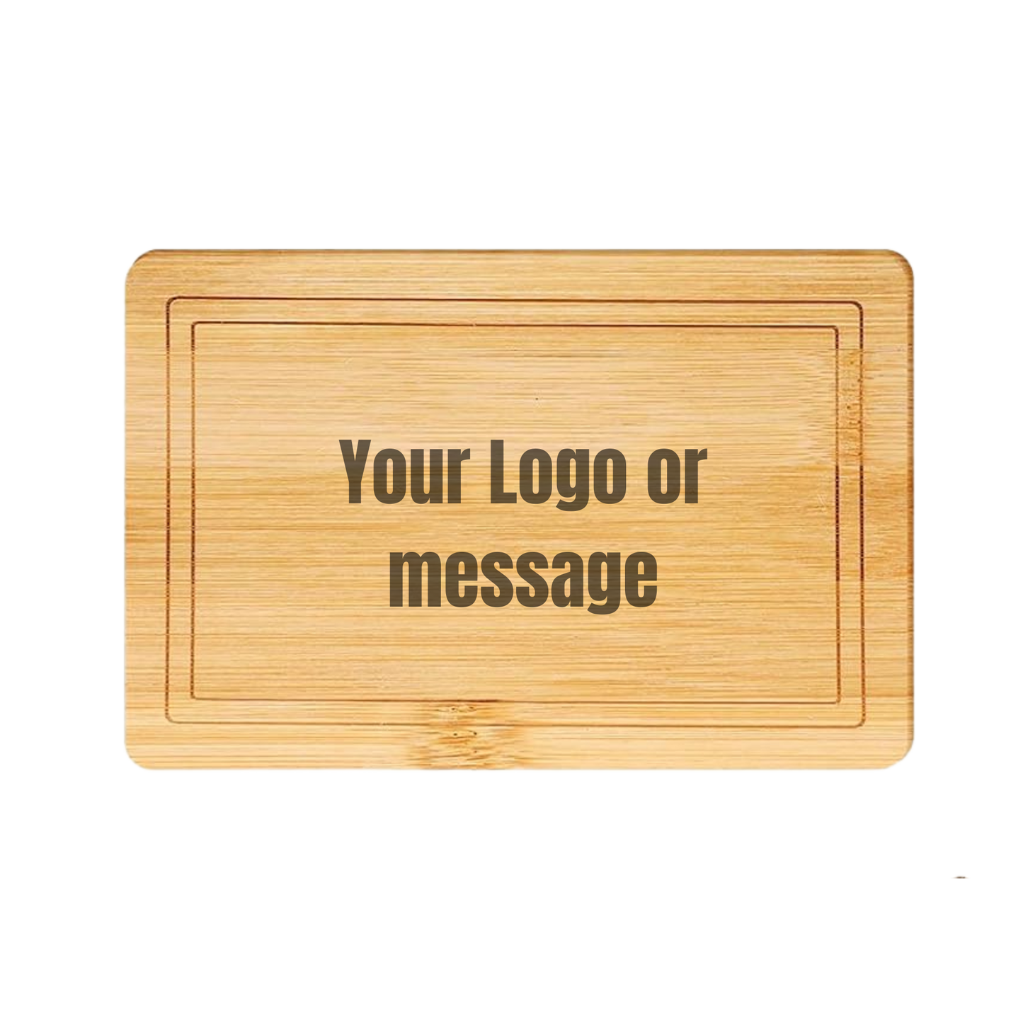 Custom Rectangle Charcuterie Board - Laser engraved with your logo o message