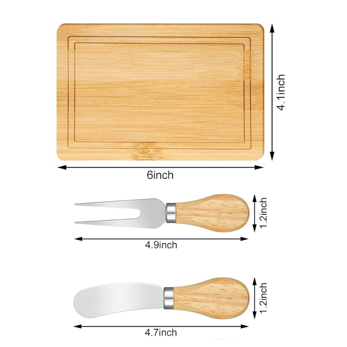 Custom Rectangle Charcuterie Board - Laser engraved with your logo o message
