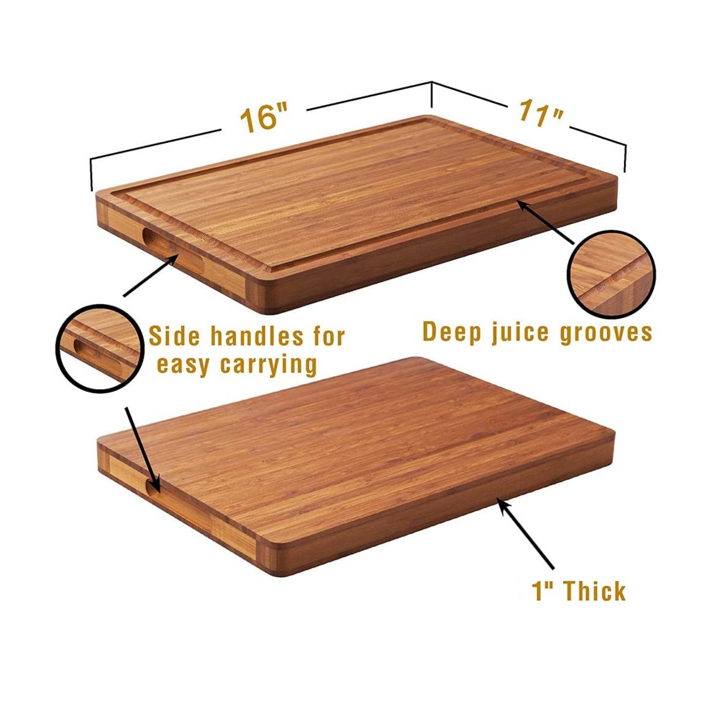 Cutting Board - Laser engraving with you logo or Message