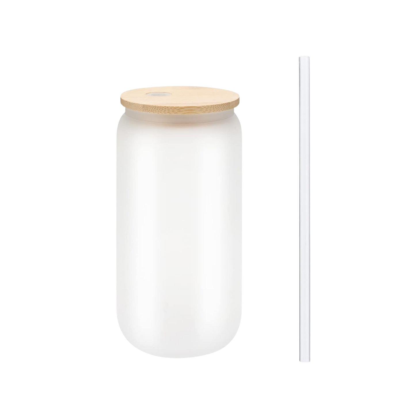 Custom 16oz Frosted Glass - Sublimation - With your logo or design