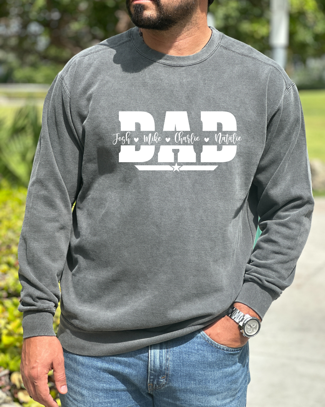 Personalized Dad Sweatshirt