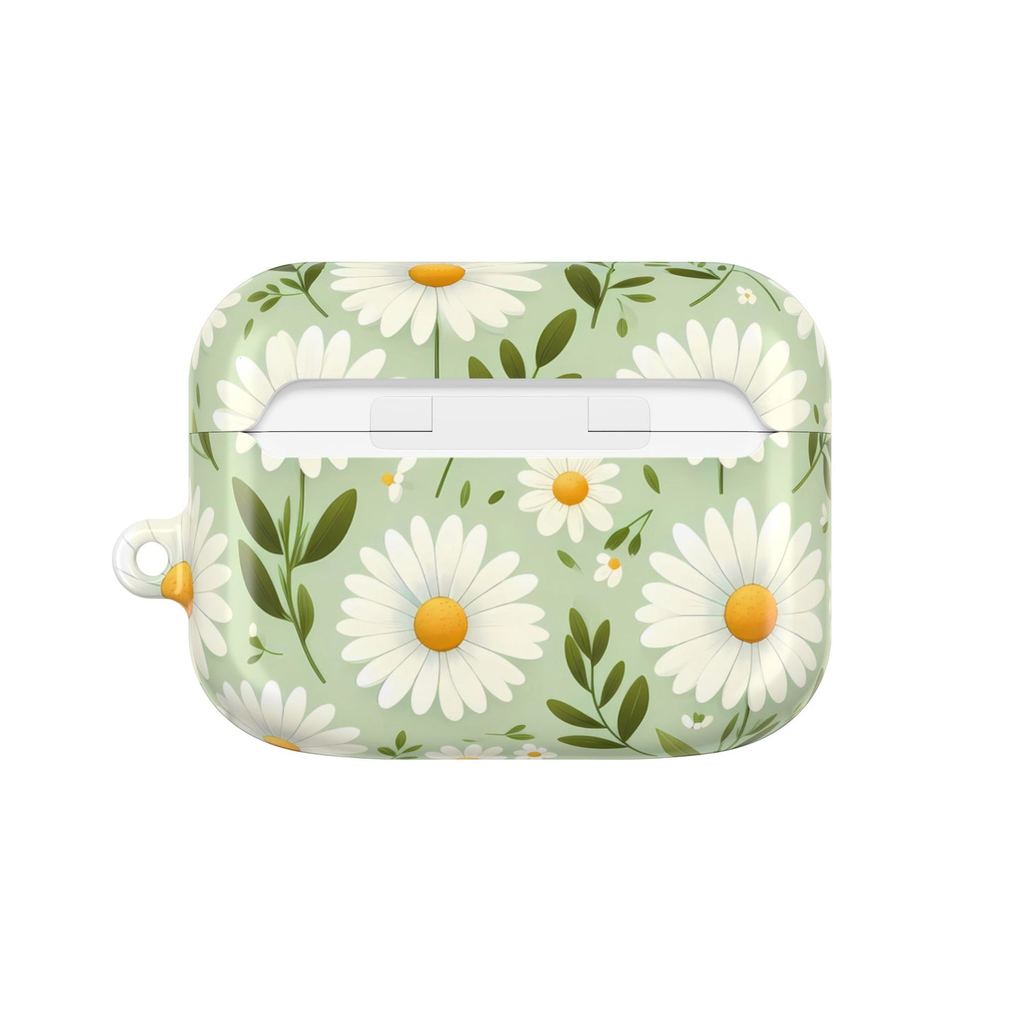 Floral AirPod Case - Personalized Daisy Design, Cute Earbud Holder, Floral Gift Idea for Her, Summer Accessory, Customized Tech