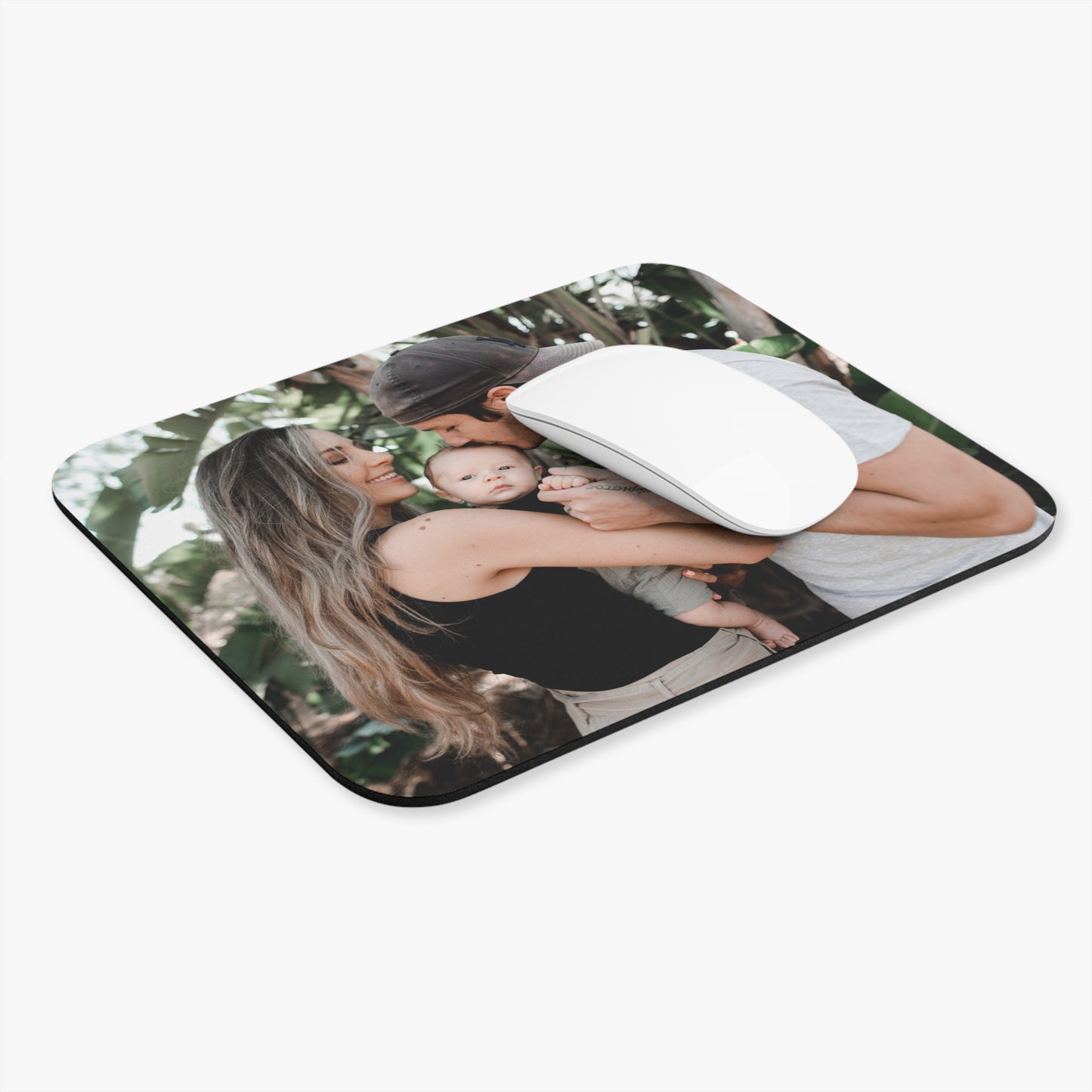 Family Mouse Pad - Office Family Design Decor - Personalized Home Office Accessory