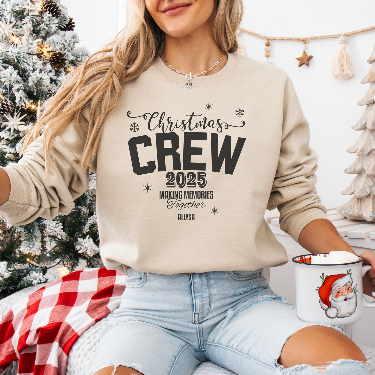 Family Christmas Sweatshirt - Family Trip Crewneck
