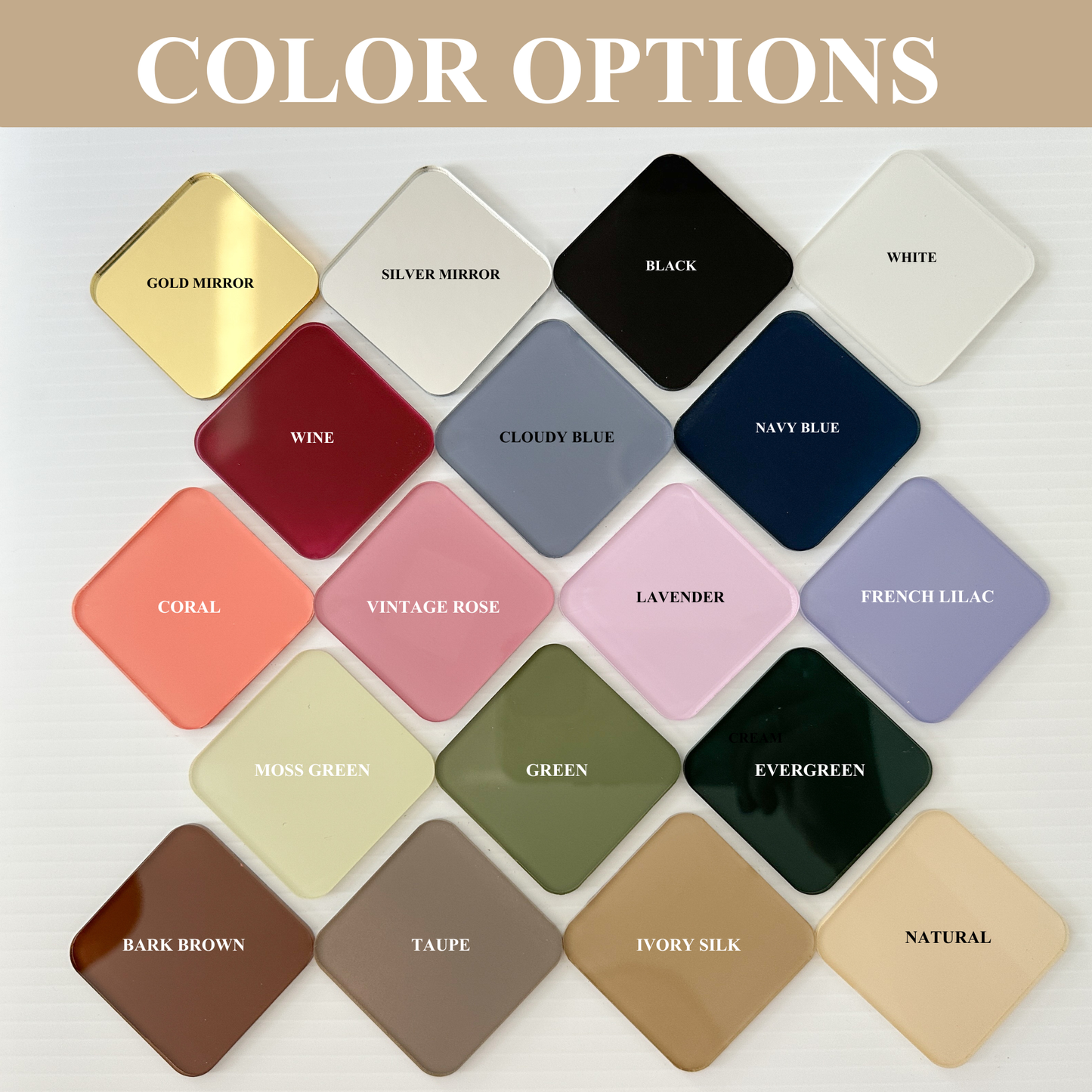 Gold Mirror Name Acrylic Graduation Sign