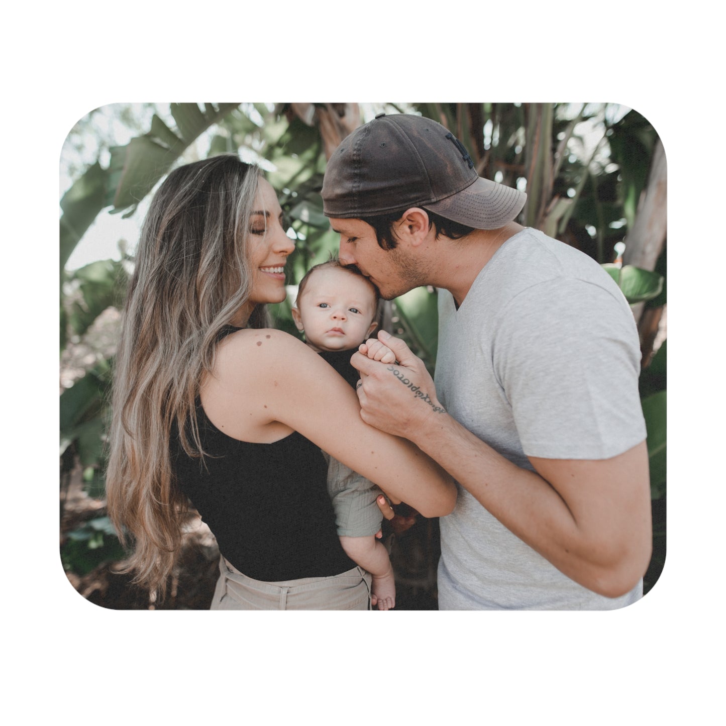 Family Mouse Pad - Office Family Design Decor - Personalized Home Office Accessory