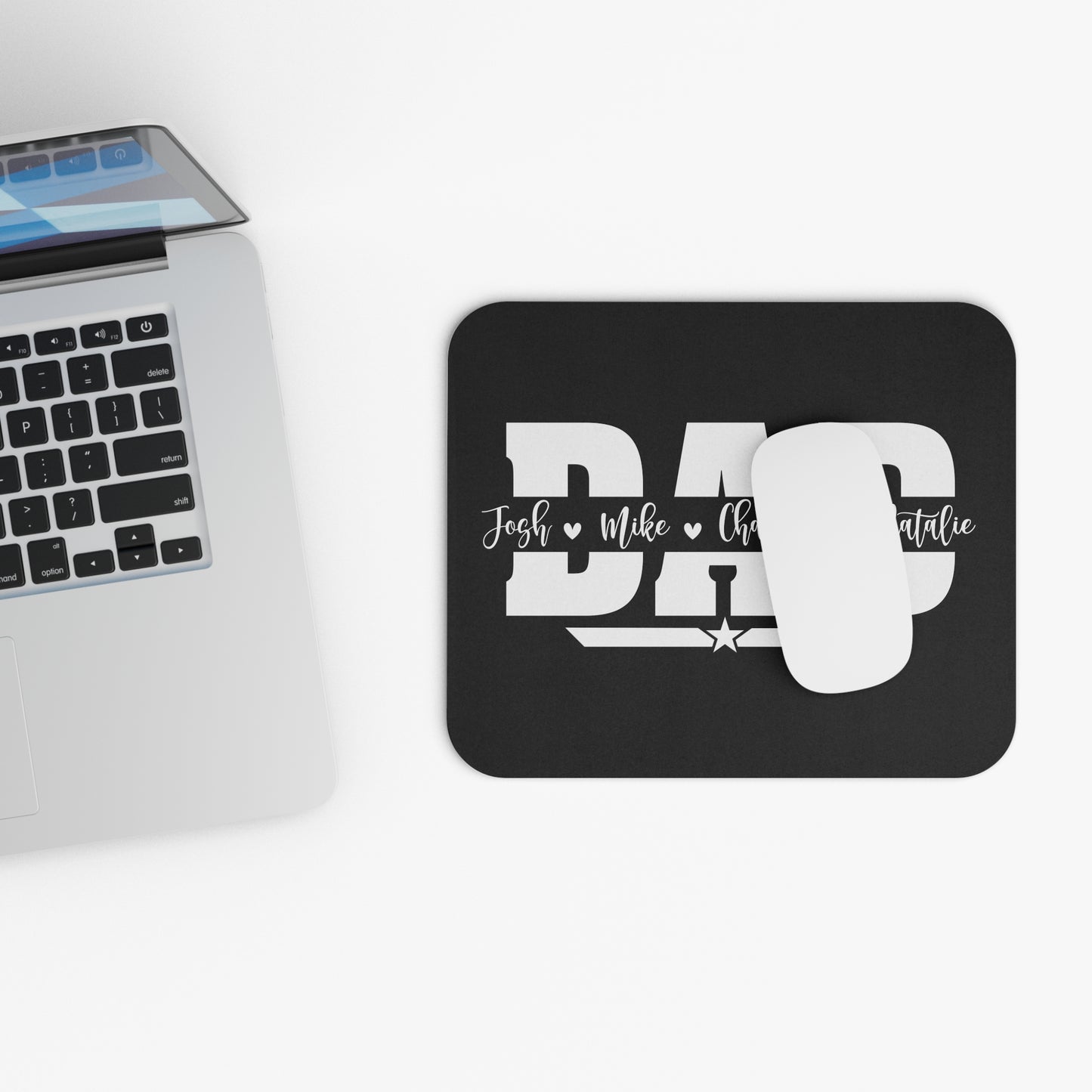 Custom Gift For Father - Father Office Accessory - Dad Mouse Pad