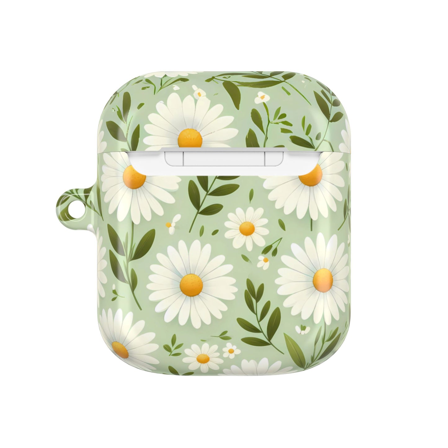 Floral AirPod Case - Personalized Daisy Design, Cute Earbud Holder, Floral Gift Idea for Her, Summer Accessory, Customized Tech