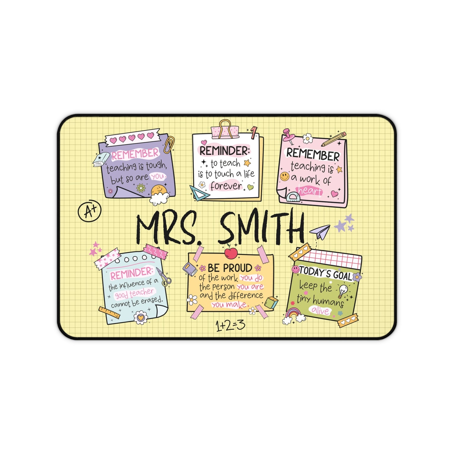 Teacher Appreciation Gift - Desk Decor For Teacher - Classroom Personalized Accessory