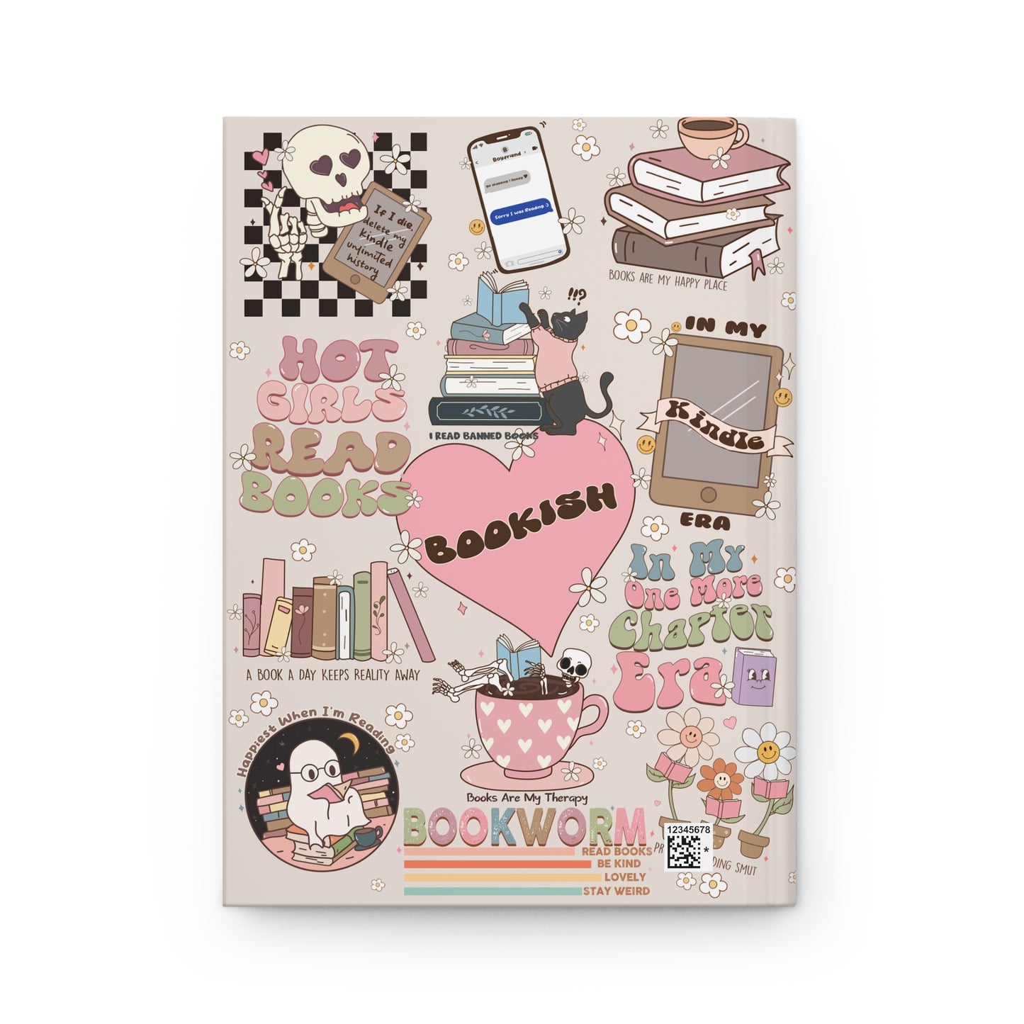 Bookish Note Book - Bookish Hard Cover Journal