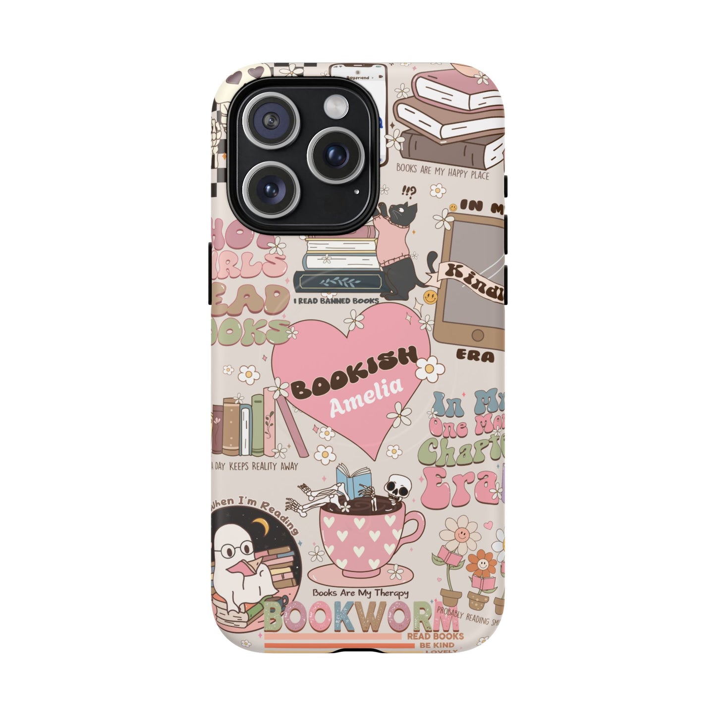 Bookish Theme iPhone Case - MagSafe iPhone Case - Back To School Gift