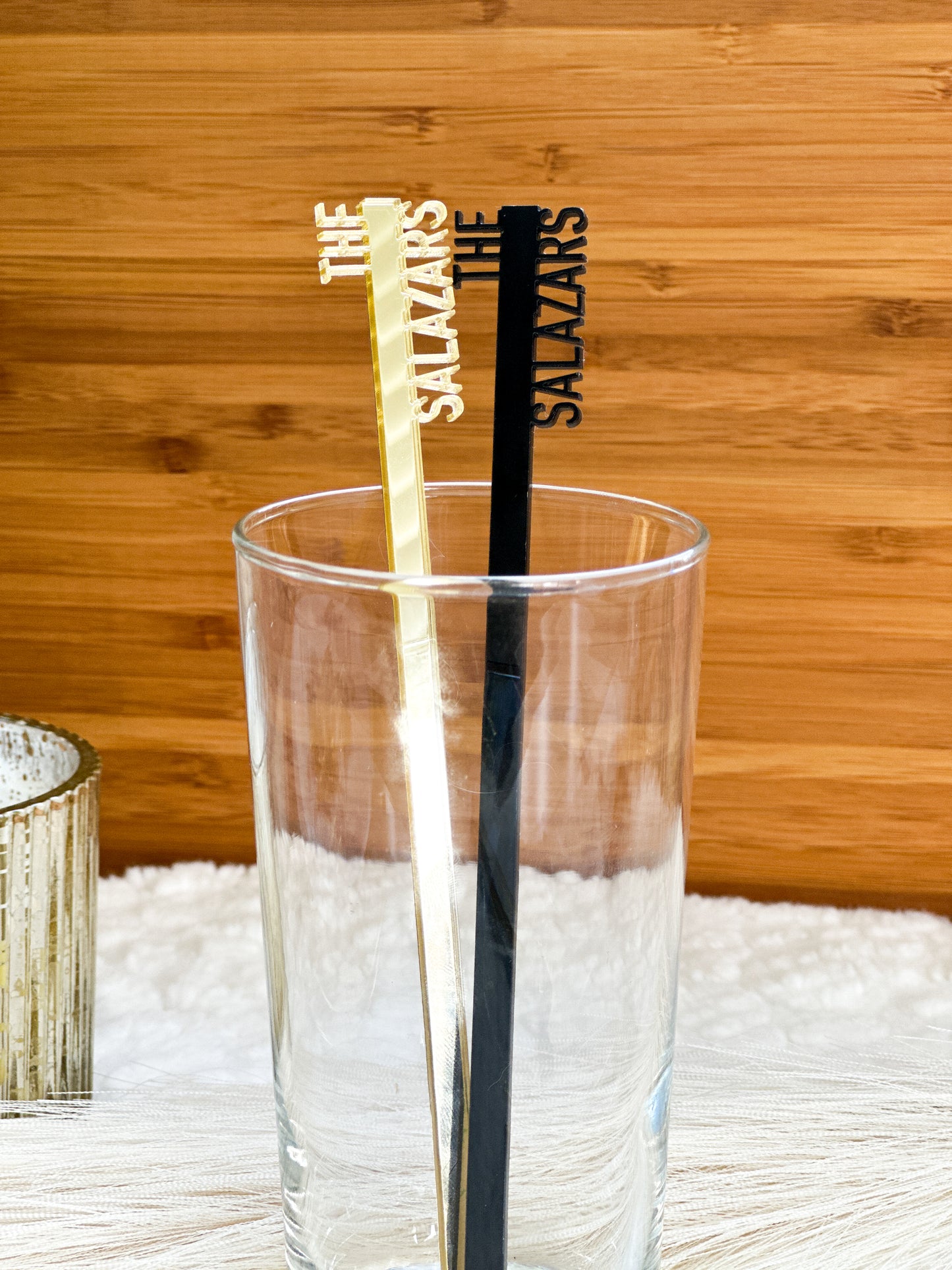 Personalized Drink Stirrers - Cocktail decor