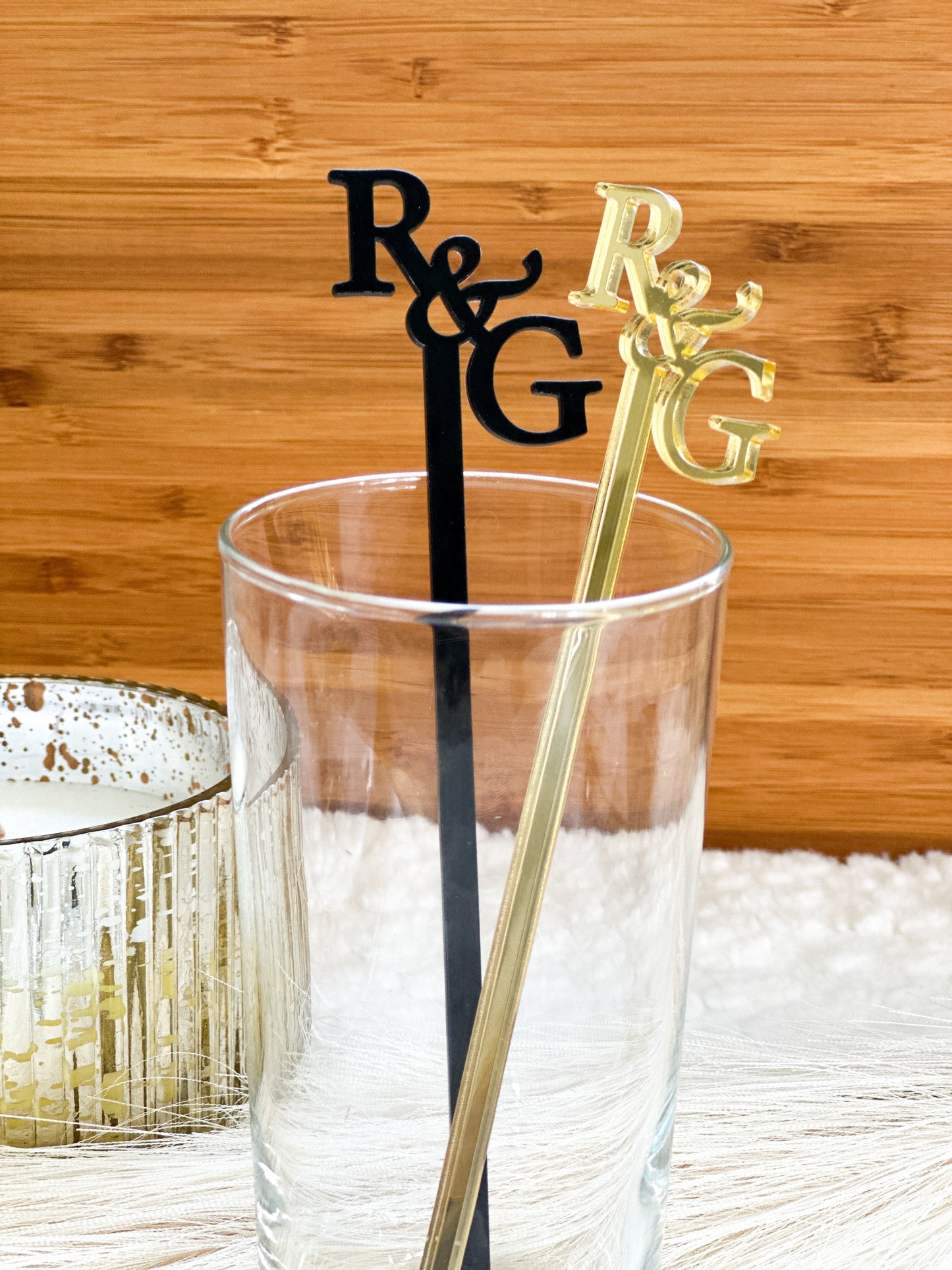 Personalized Drink Stirrers - Cocktail decor