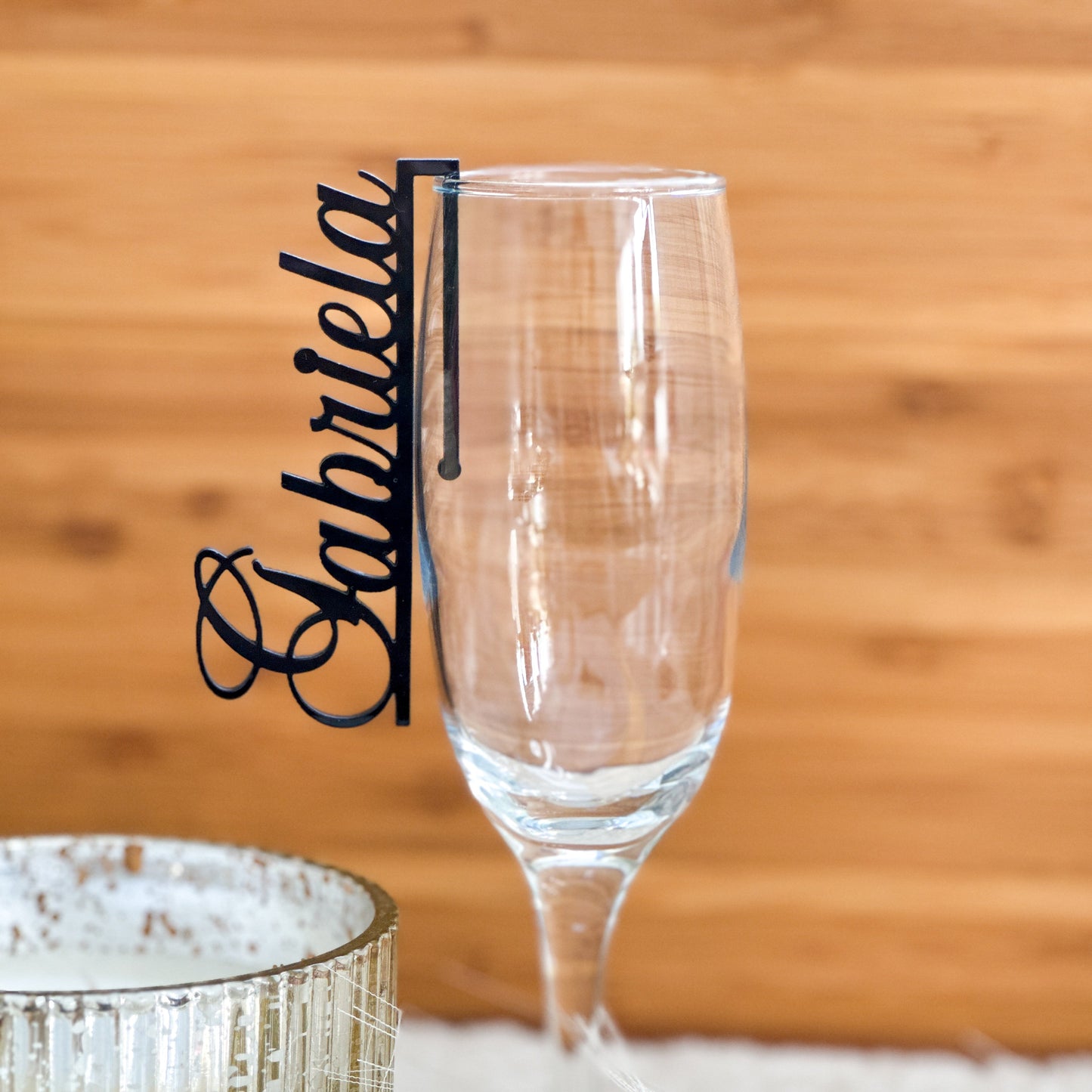 Personalized Name Tag charm - Custom Drink Charm