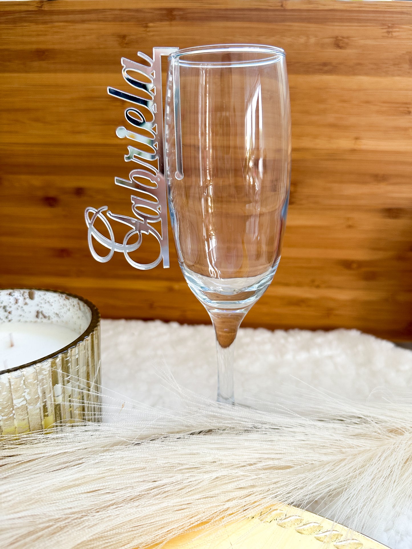 Personalized Name Tag charm - Custom Drink Charm