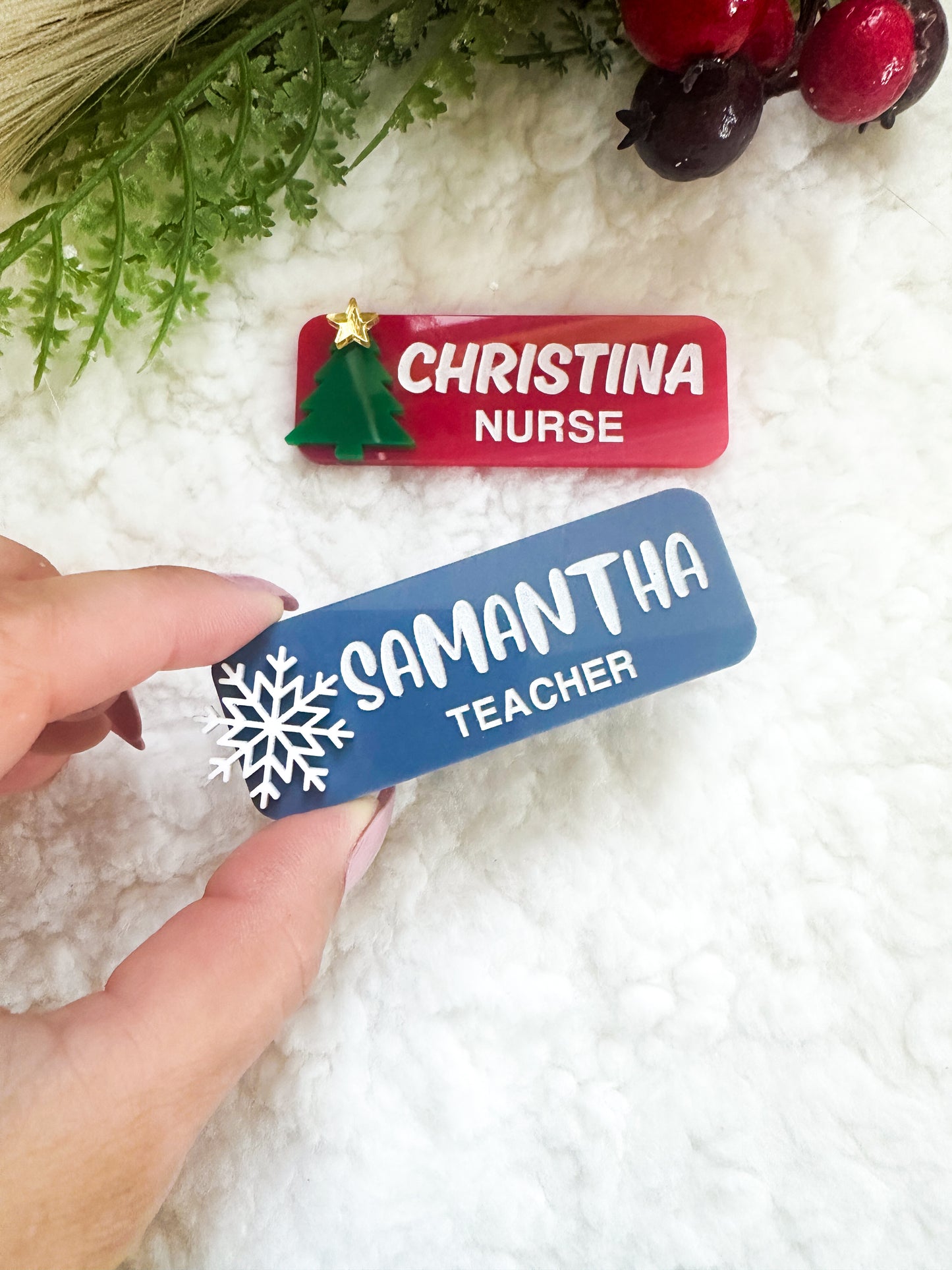 Christmas Name Tags