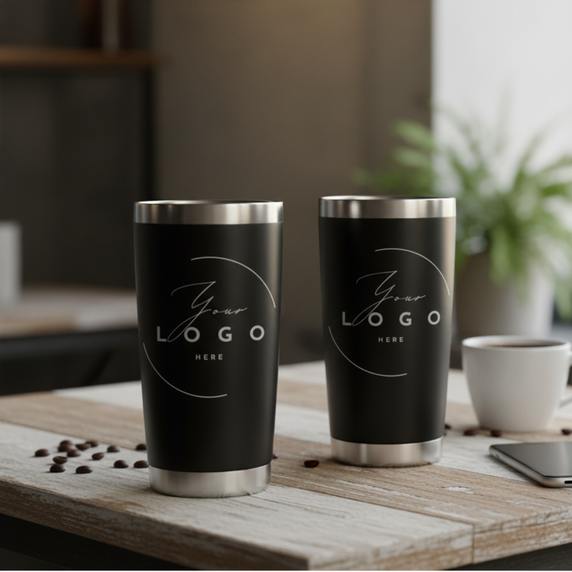 20oz Tumbler With Logo - Laser Engraved