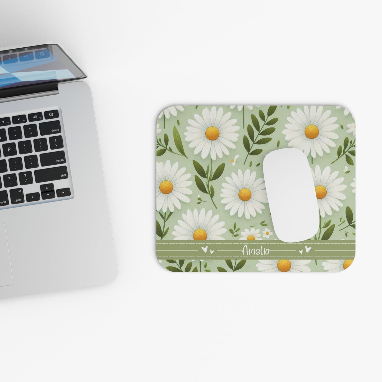 Floral Mouse Pad - Cute Office Accessory - Office Decor