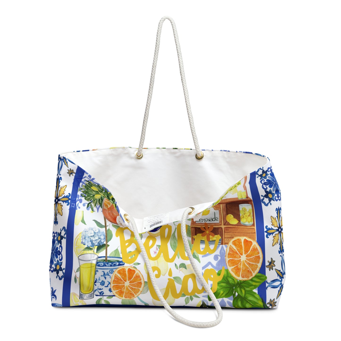 Italy Summer Weekender Bag