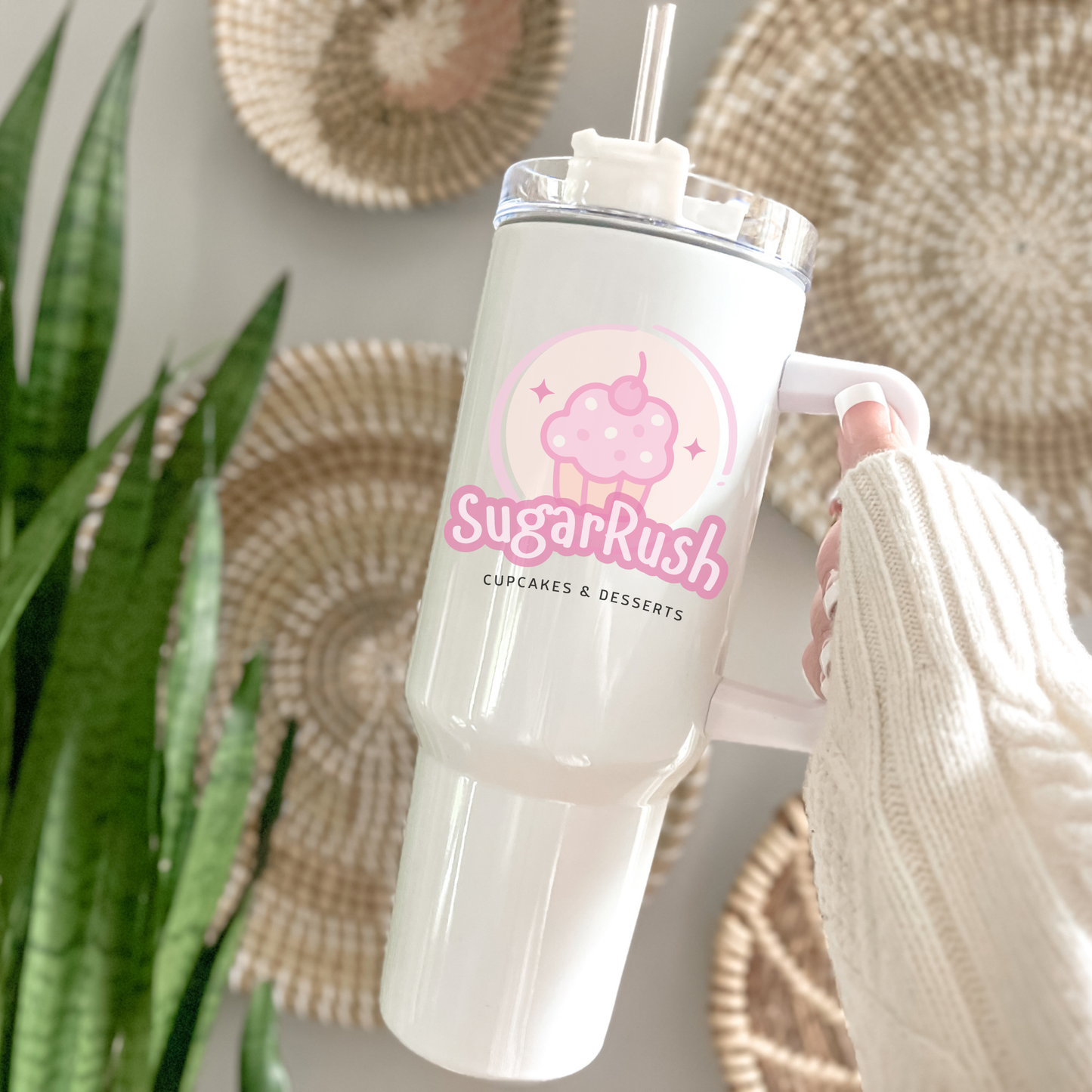 40oz Sublimation Tumbler With Logo