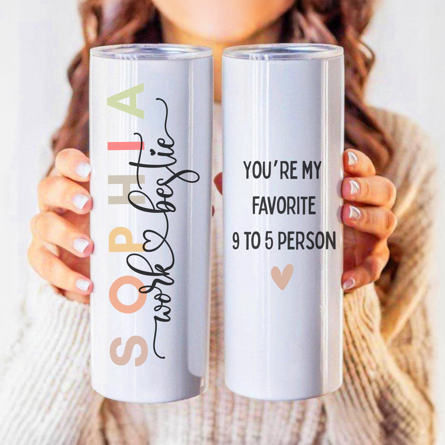 Work Bestie Tumbler - Co worker Gift