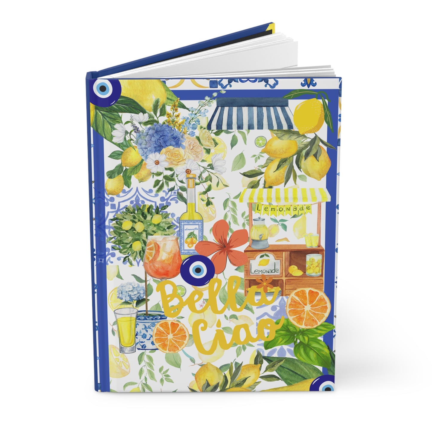 Hardcover Notebook Lemon - Italy Summer