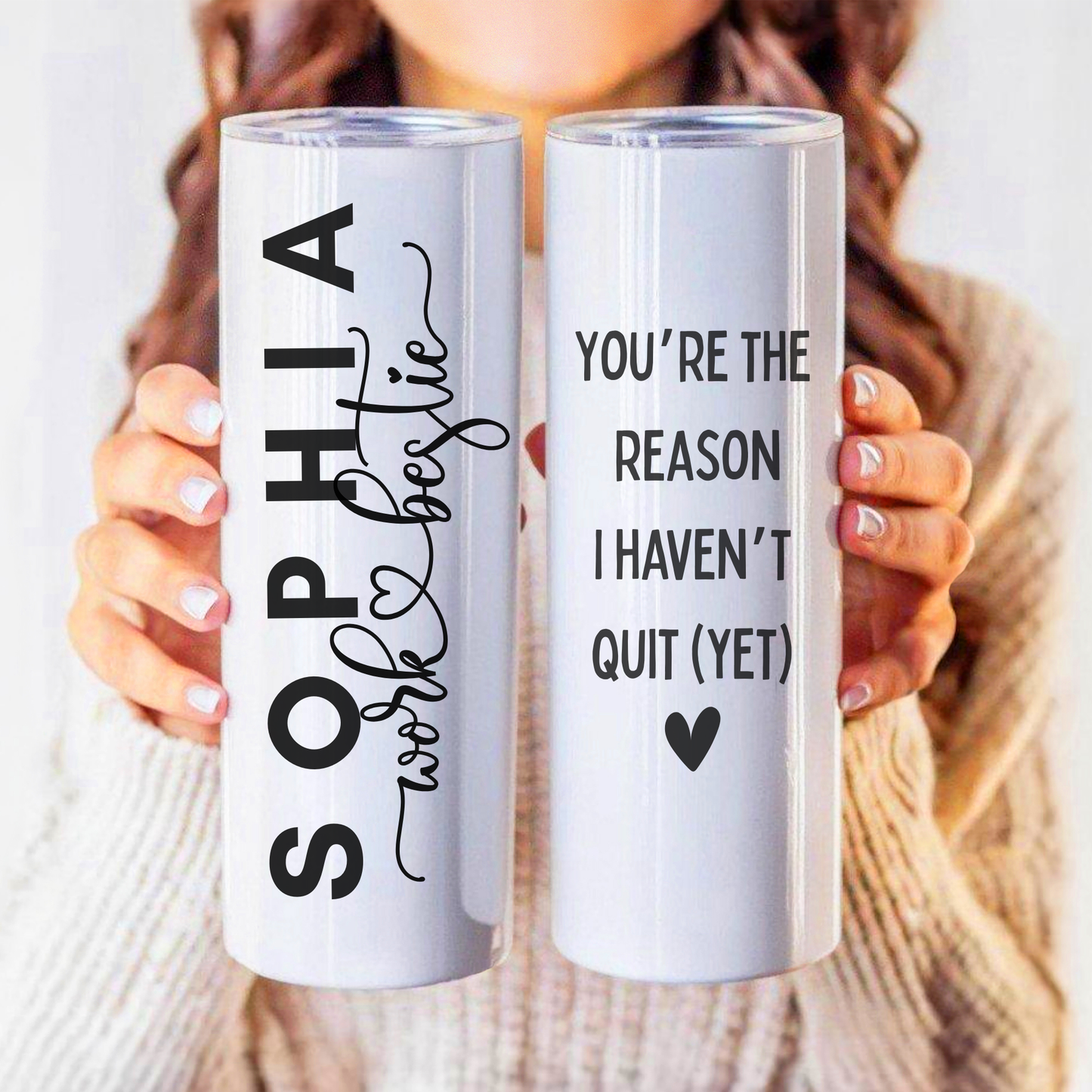 Work Bestie Tumbler - Co worker Gift