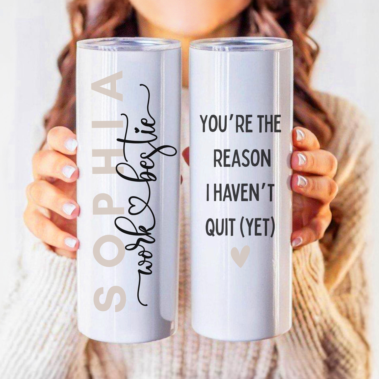 Work Bestie Tumbler - Co worker Gift