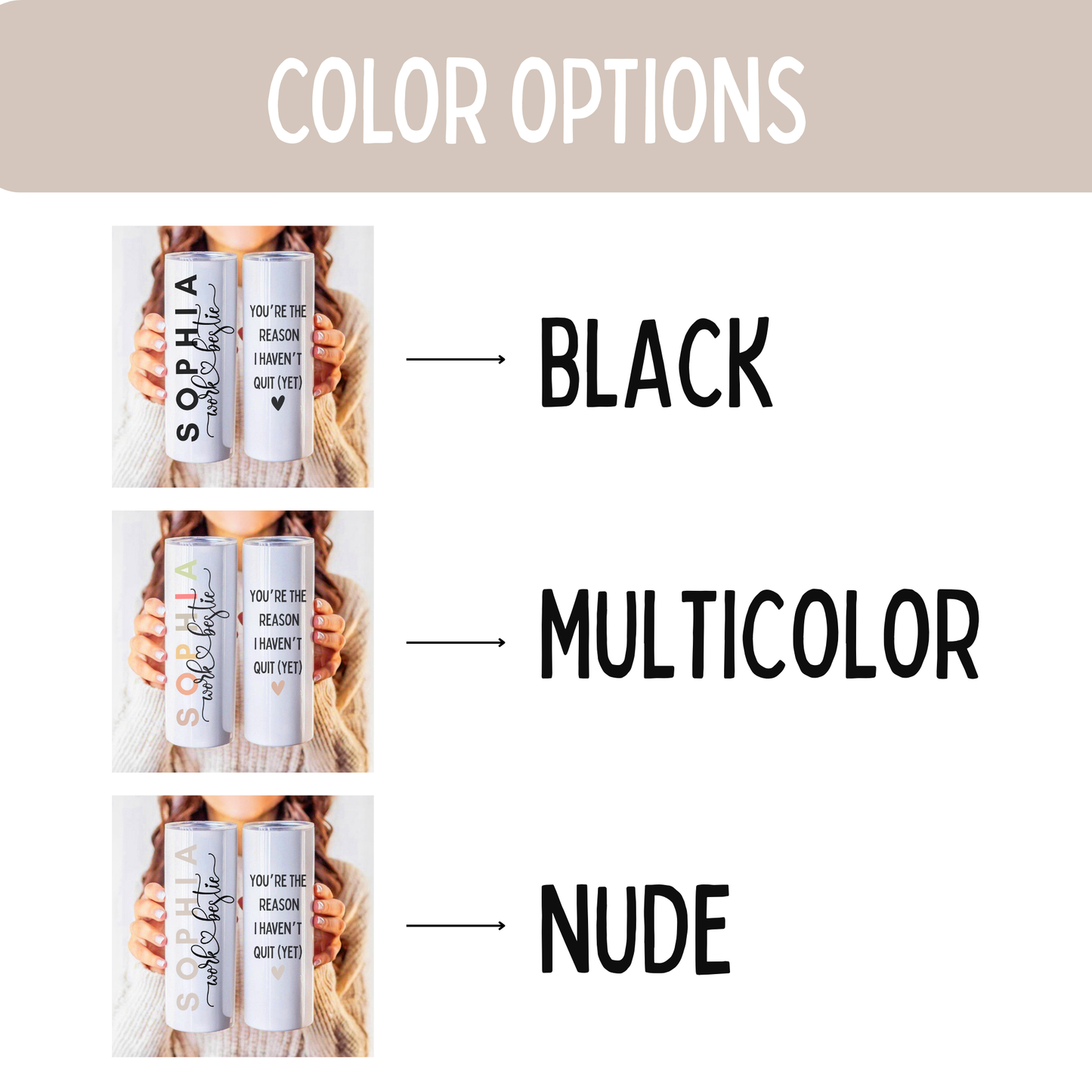 Work Bestie Tumbler - Co worker Gift