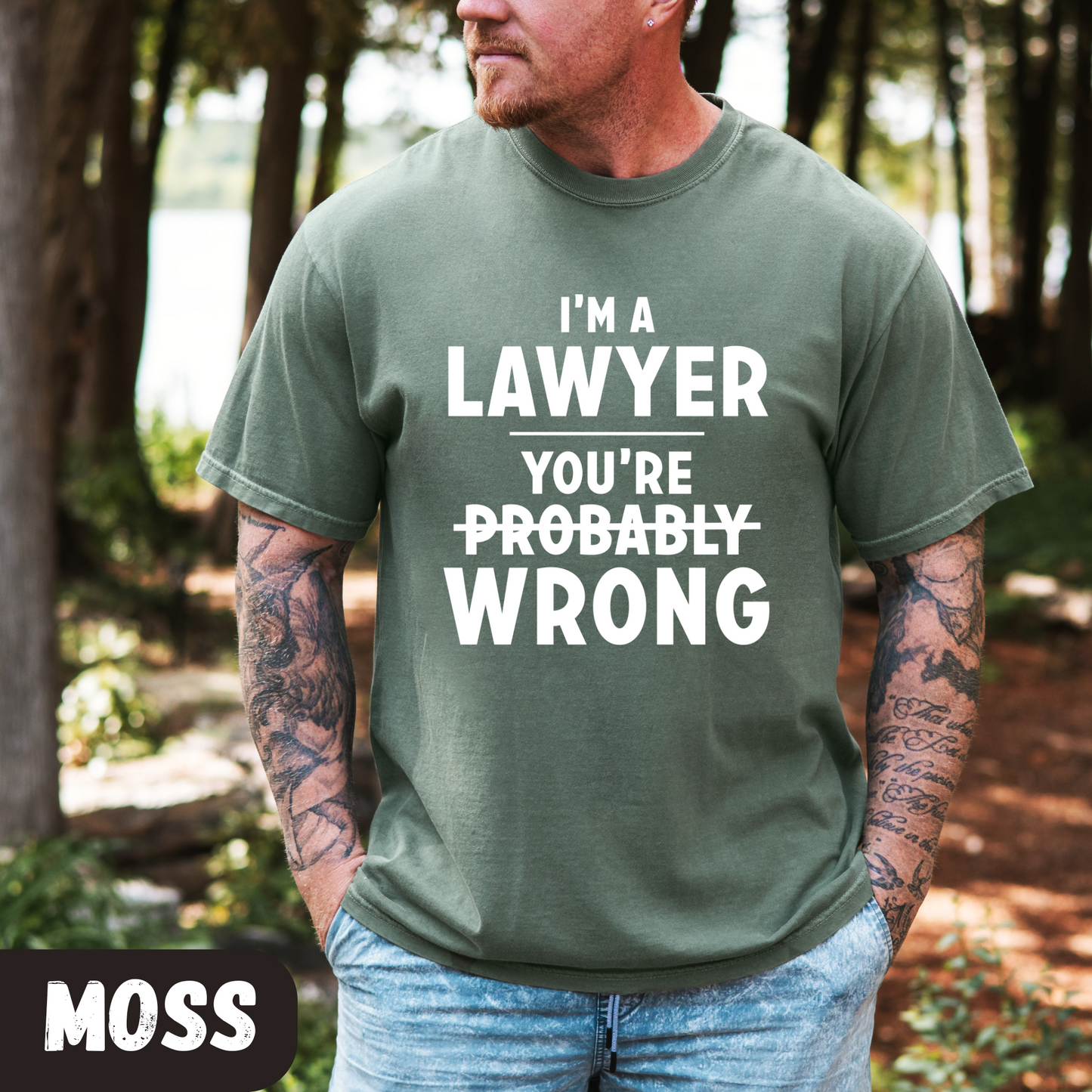 Funny Lawyer T-Shirt for Men