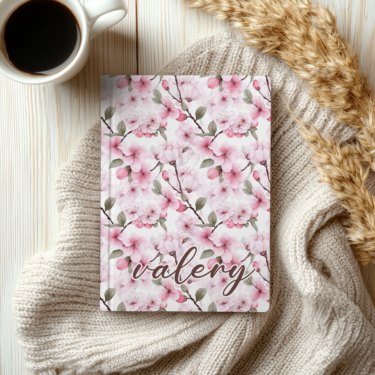 Cherry Blossom Hard Cover Notebook