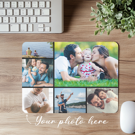 Personalized Mouse Pad - Custom Desk Accessory - Home Office Decor - Family Design Mouse Pad