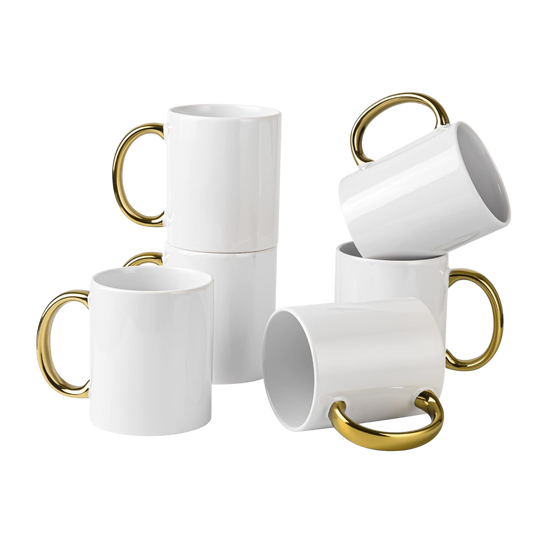 Custom Gold 11oz Mug with your Logo or Design