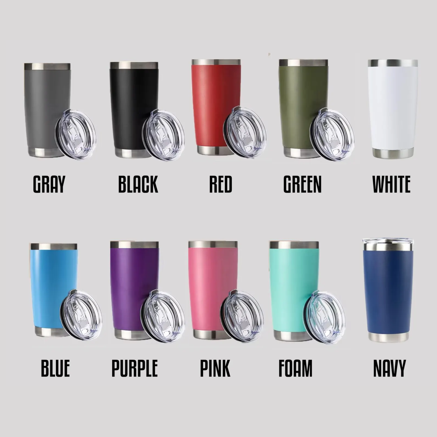 20oz Tumbler With Logo - Laser Engraved