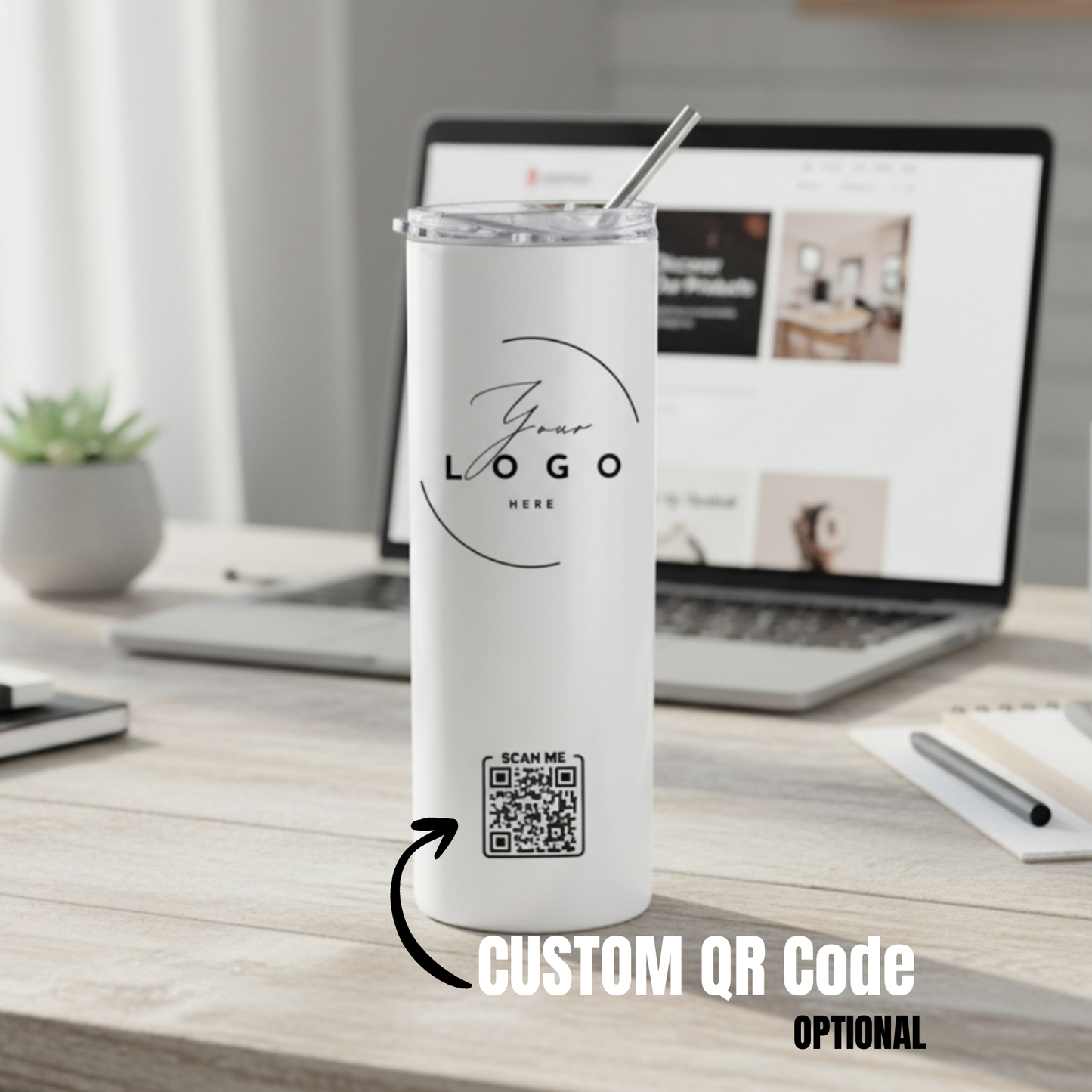 20oz Sublimation Tumbler With Logo