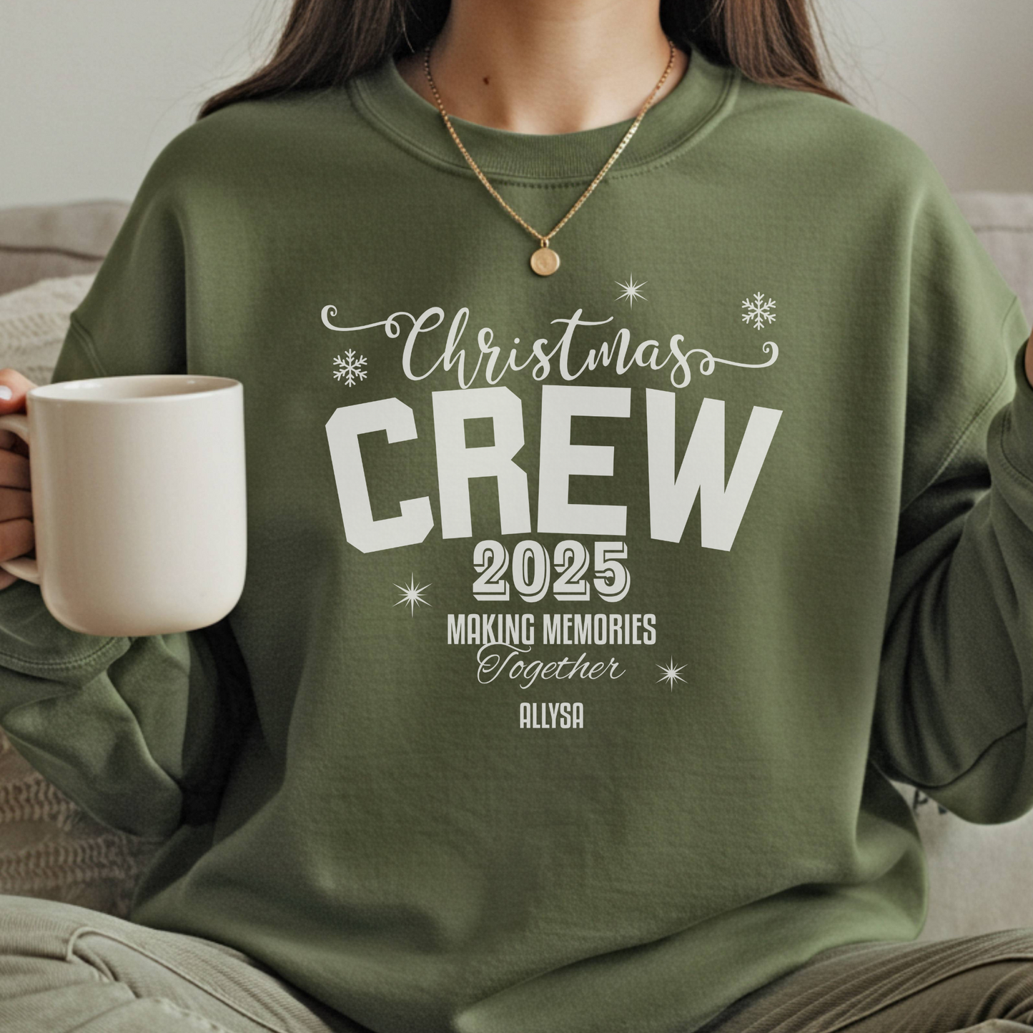 Family Christmas Sweatshirt - Family Trip Crewneck