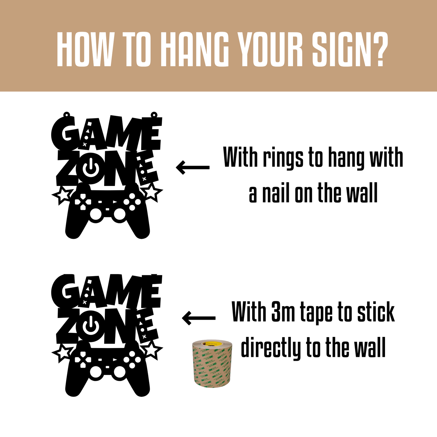 GAME ZONE WALL DECO