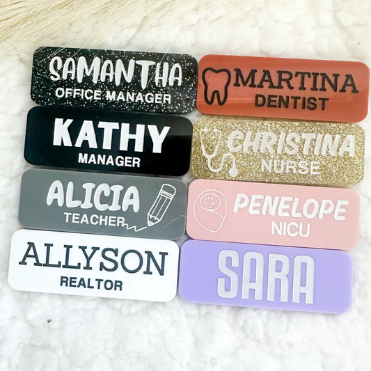 Custom Acrylic Name Tag