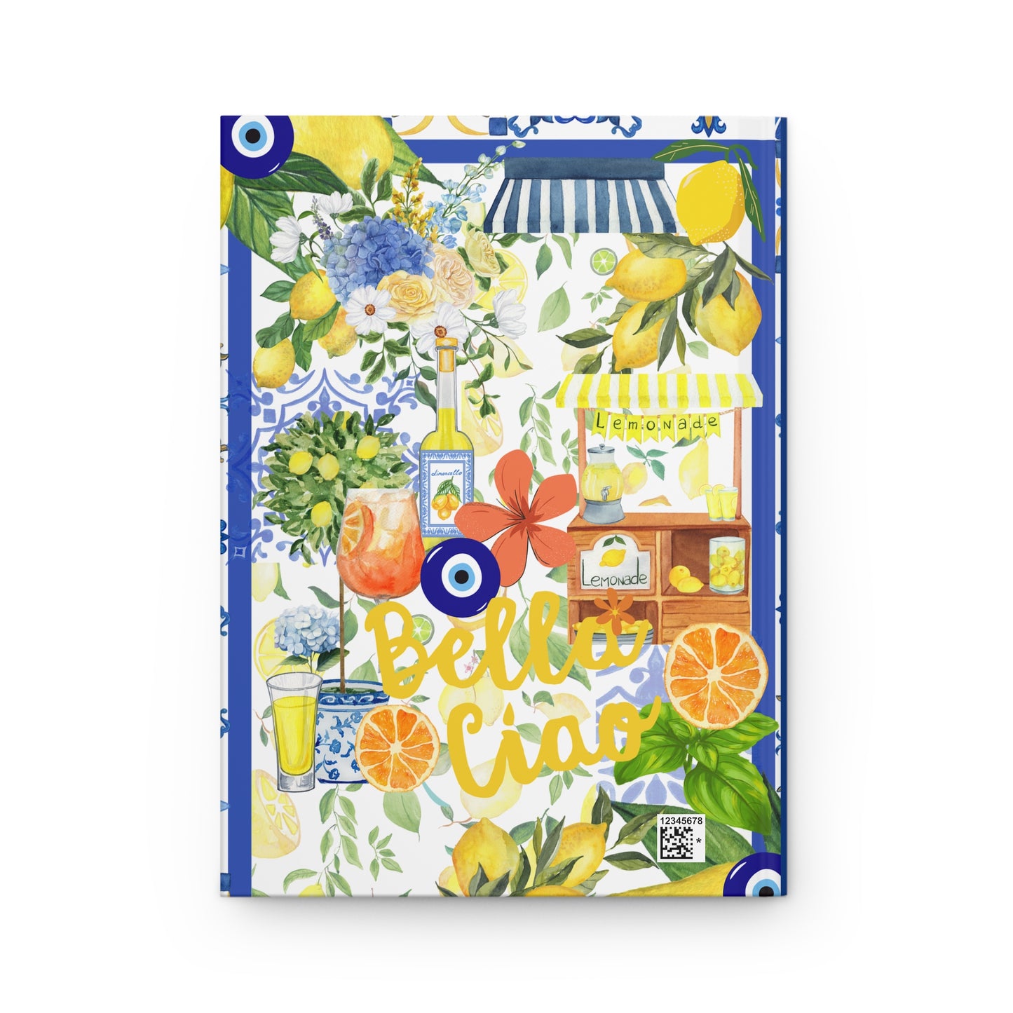 Hardcover Notebook Lemon - Italy Summer
