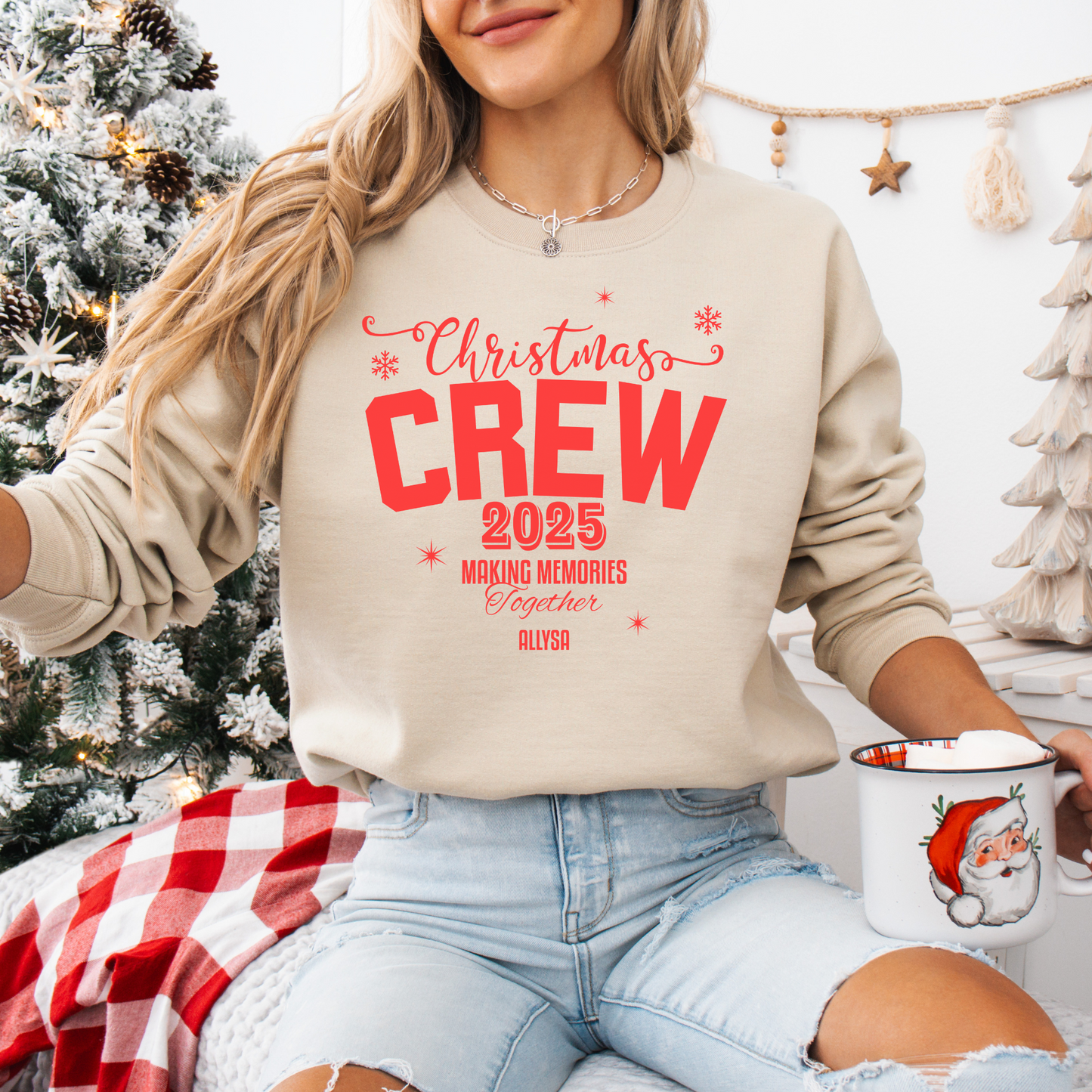 Family Christmas Sweatshirt - Family Trip Crewneck