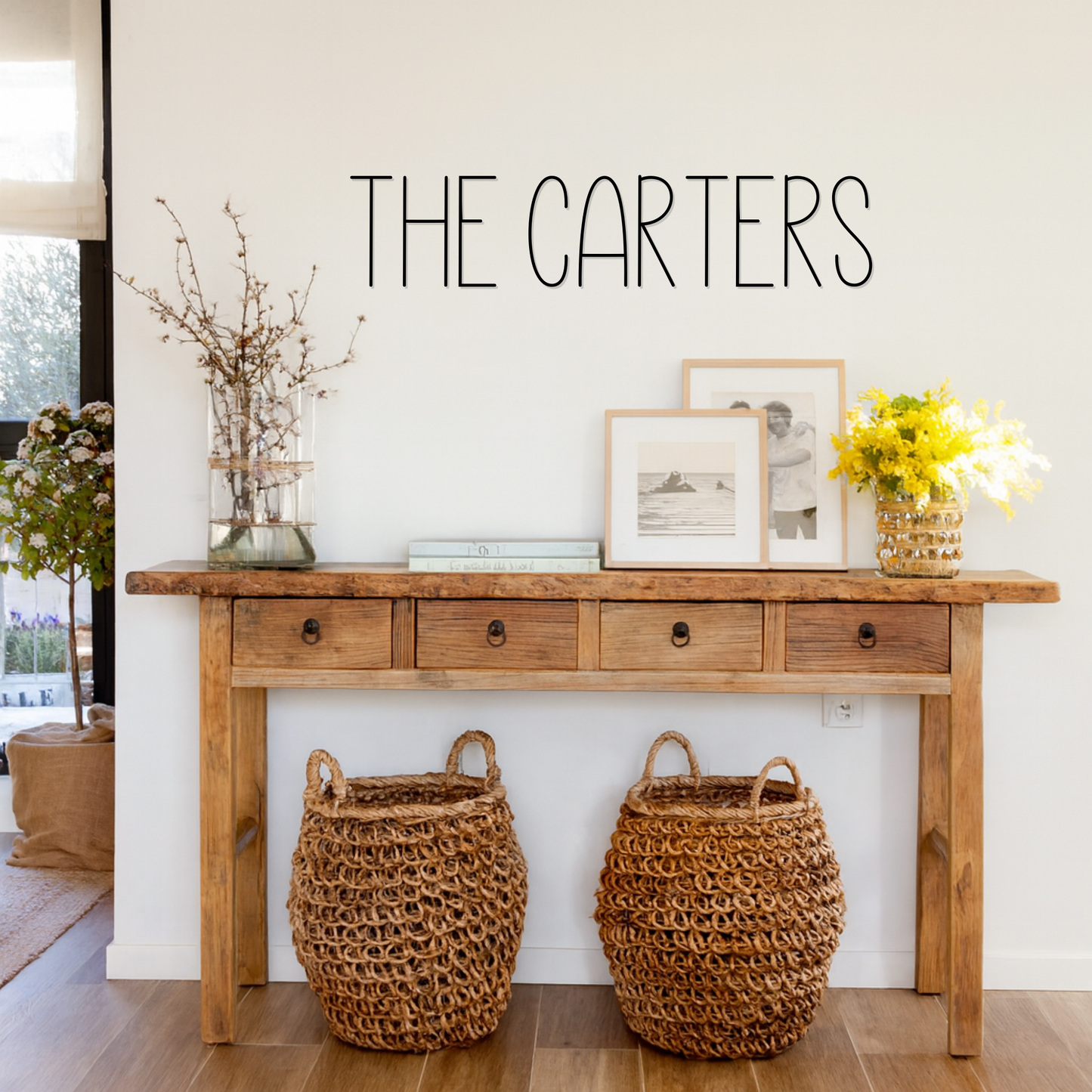 Personalized Acrylic Name Sign - Custom Family Wall Art